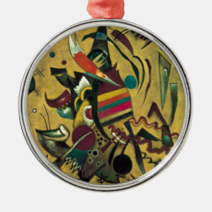 Kandinsky Points Abstract schilderen van canvas Metalen Ornament