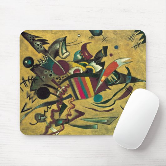 Kandinsky Points Abstract schilderen van canvas Muismat (Met muis)
