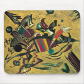 Kandinsky Points Abstract schilderen van canvas Muismat (Voorkant)