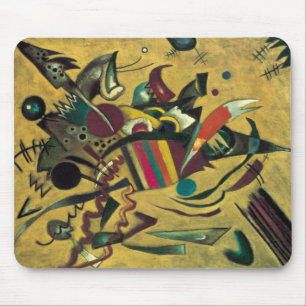 Kandinsky Points Abstract schilderen van canvas Muismat