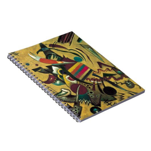 Kandinsky Points Abstract schilderen van canvas Notitieboek (Rechterzijde)