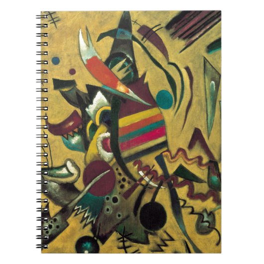 Kandinsky Points Abstract schilderen van canvas Notitieboek (Voorkant)