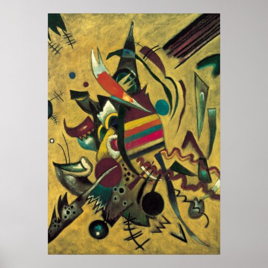 Kandinsky Points Abstract schilderen van canvas Poster (Voorkant)