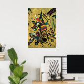 Kandinsky Points Abstract schilderen van canvas Poster (Thuiskantoor)