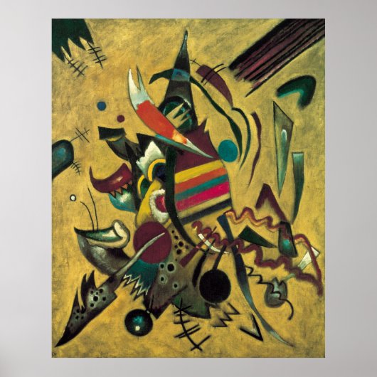 Kandinsky Points Abstract schilderen van canvas Poster (Voorkant)