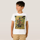 Kandinsky Points Abstract schilderen van canvas T-shirt (Voorkant volledig)