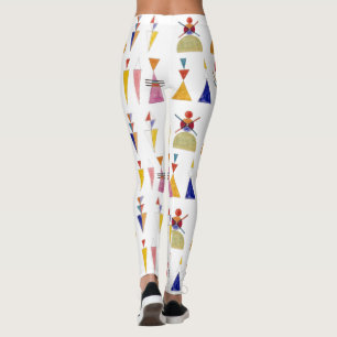 Kandinsky, Poort van Kiev, waterverf schets voor.. Leggings