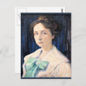 Kandinsky - Portret van Gabriele Munter Briefkaart (Voorkant / Achterkant)