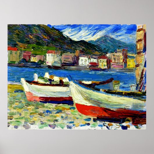 Kandinsky - Poster Rapallo Boats (Voorkant)