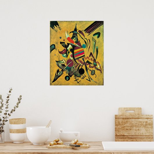 Kandinsky - Punten, abstracte kunst Poster (Keuken)
