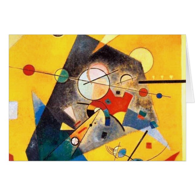 Kandinsky Quiet Harmony Abstracte Art (Voorkant Horizontaal)