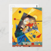 Kandinsky Quiet Harmony Abstracte Art Briefkaart (Voorkant / Achterkant)