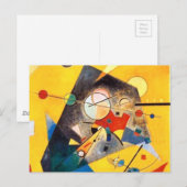 Kandinsky Quiet Harmony Abstracte Art Briefkaart (Voorkant / Achterkant)