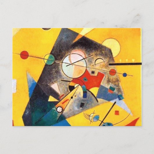 Kandinsky Quiet Harmony Abstracte Art Briefkaart (Voorkant)
