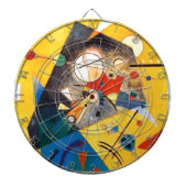 Kandinsky Quiet Harmony Abstracte Art Dartbord (Voorkant)