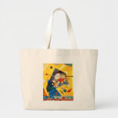 Kandinsky Quiet Harmony Abstracte Art Grote Tote Bag (Voorkant)