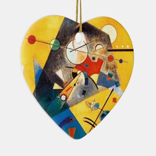 Kandinsky Quiet Harmony Abstracte Art Keramisch Ornament (Rechts)
