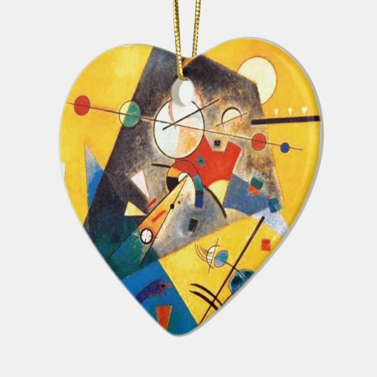 Kandinsky Quiet Harmony Abstracte Art Keramisch Ornament (Links)