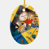 Kandinsky Quiet Harmony Abstracte Art Keramisch Ornament (Voorkant)