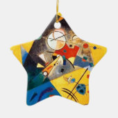 Kandinsky Quiet Harmony Abstracte Art Keramisch Ornament (Voorkant)