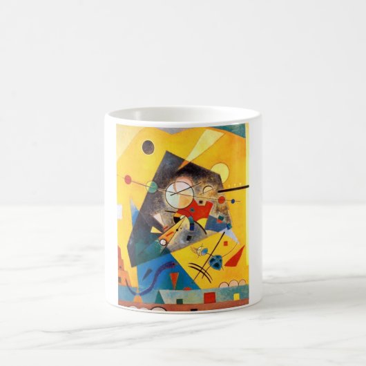 Kandinsky Quiet Harmony Abstracte Art Koffiemok (Center)
