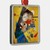 Kandinsky Quiet Harmony Abstracte Art Metalen Ornament (Rechts)