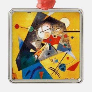 Kandinsky Quiet Harmony Abstracte Art Metalen Ornament