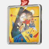 Kandinsky Quiet Harmony Abstracte Art Metalen Ornament (Links)