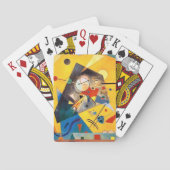 Kandinsky Quiet Harmony Abstracte Art Pokerkaarten (Achterkant)