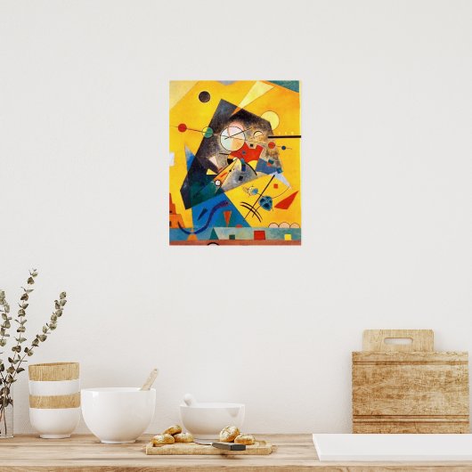 Kandinsky Quiet Harmony Abstracte Art Poster (Keuken)