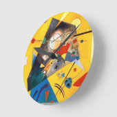 Kandinsky Quiet Harmony Abstracte Art Ronde Klok (Hoek)