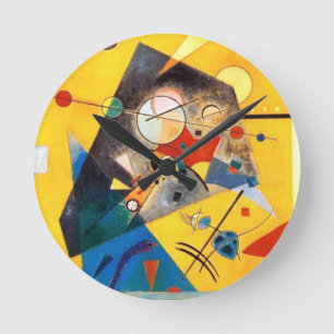 Kandinsky Quiet Harmony Abstracte Art Ronde Klok
