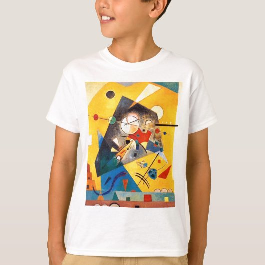 Kandinsky Quiet Harmony Abstracte Art T-shirt (Voorkant)