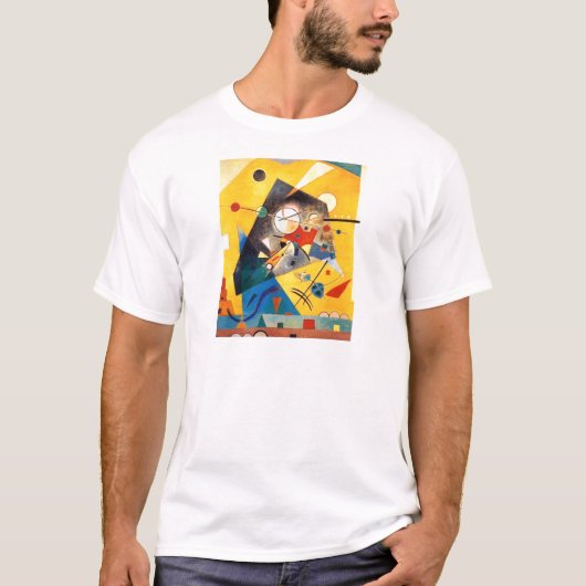 Kandinsky Quiet Harmony Abstracte Art T-shirt (Voorkant)