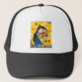 Kandinsky Quiet Harmony Abstracte Art Trucker Pet (Voorkant)