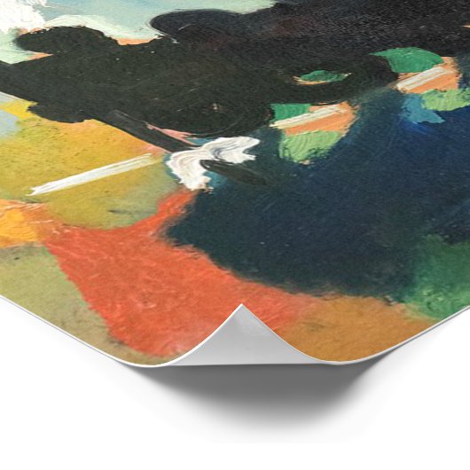 Kandinsky - Railroad in Murnau Poster (Hoek)