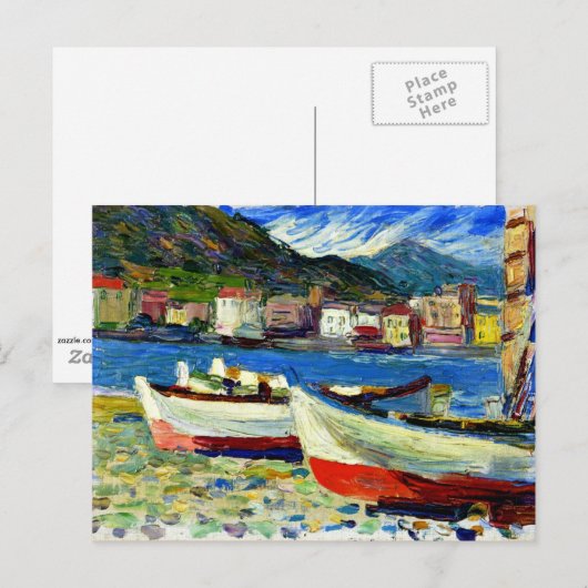 Kandinsky - Rapallo Boats Briefkaart (Voorkant / Achterkant)