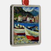 Kandinsky - Rapallo Boats Metalen Ornament (Rechts)