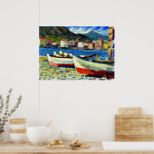Kandinsky - Rapallo Boten Poster (Keuken)