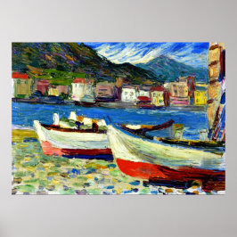Kandinsky - Rapallo Boten Poster