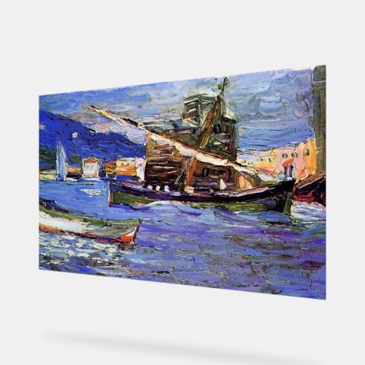 Kandinsky - Rapallo Grauer Day Acryl Bord (Hoek)