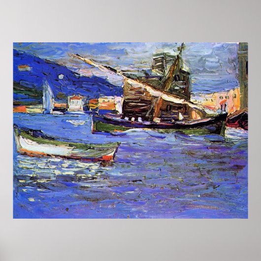 Kandinsky - Rapallo Grauer Day Poster (Voorkant)