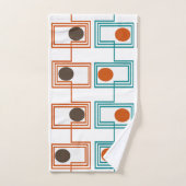 Kandinsky Rechthoeken met Ovalen Bad Handdoek (Handdoek)