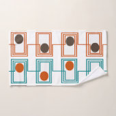 Kandinsky Rechthoeken met Ovalen Bad Handdoek (Handdoek)