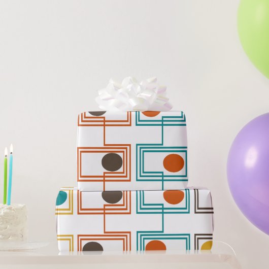 Kandinsky Rechthoeken met Ovalen Cadeaupapier (Feestgeschenken)