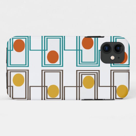 Kandinsky Rechthoeken met Ovalen Case-Mate iPhone Case (Achterkant (horizontaal))