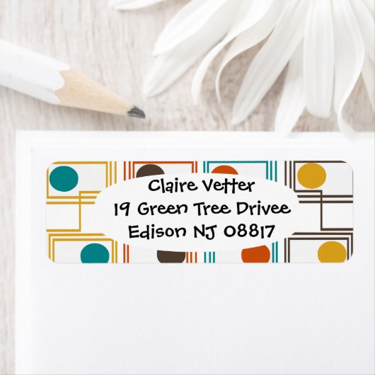 Kandinsky Rechthoeken met Ovalen Etiket (Insitu)