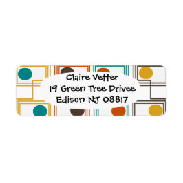 Kandinsky Rechthoeken met Ovalen Etiket