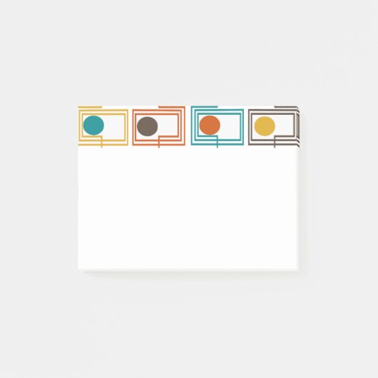 Kandinsky Rechthoeken met Ovalen Post-it® Notes (Voorkant)