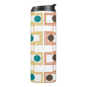 Kandinsky Rechthoeken met Ovalen Thermosbeker (Gedraaid links)